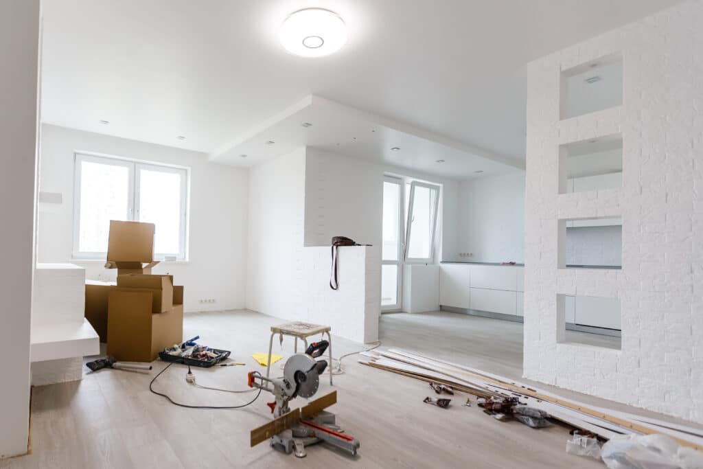 Modern office remodeling services in San Antonio TX with open workspace design